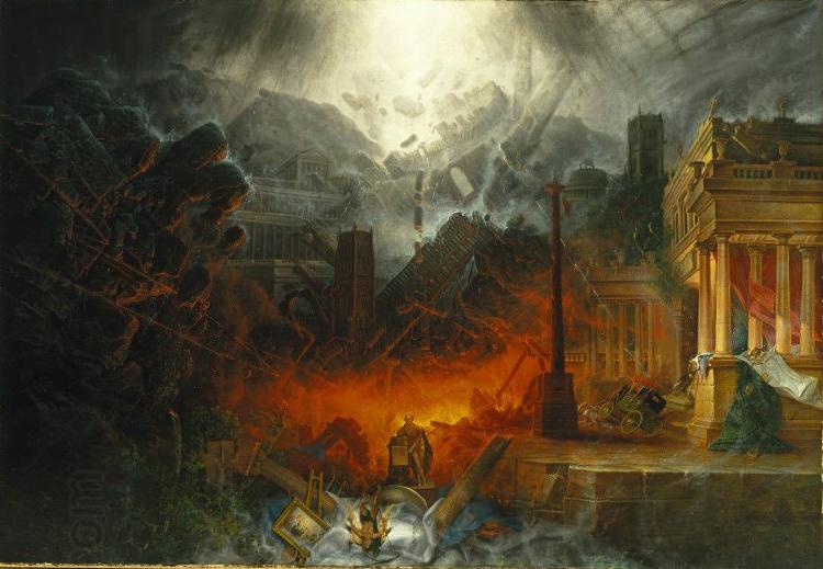 Samuel Colman The Edge of Doom China oil painting art